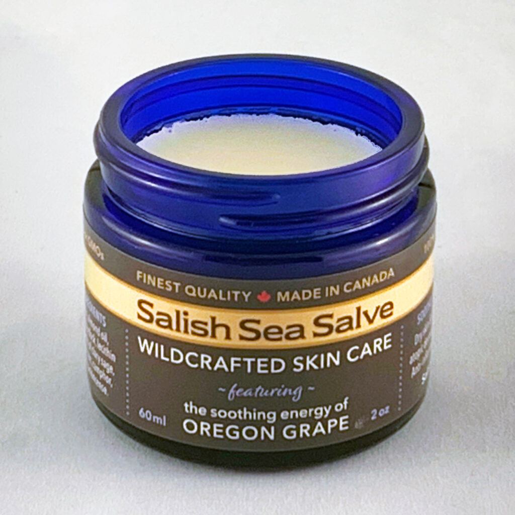 Salish Sea Salve with lid open